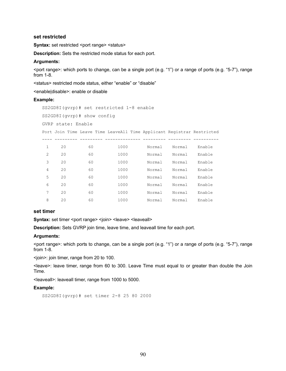 Amer Networks SS2GD8I User Manual | Page 96 / 134