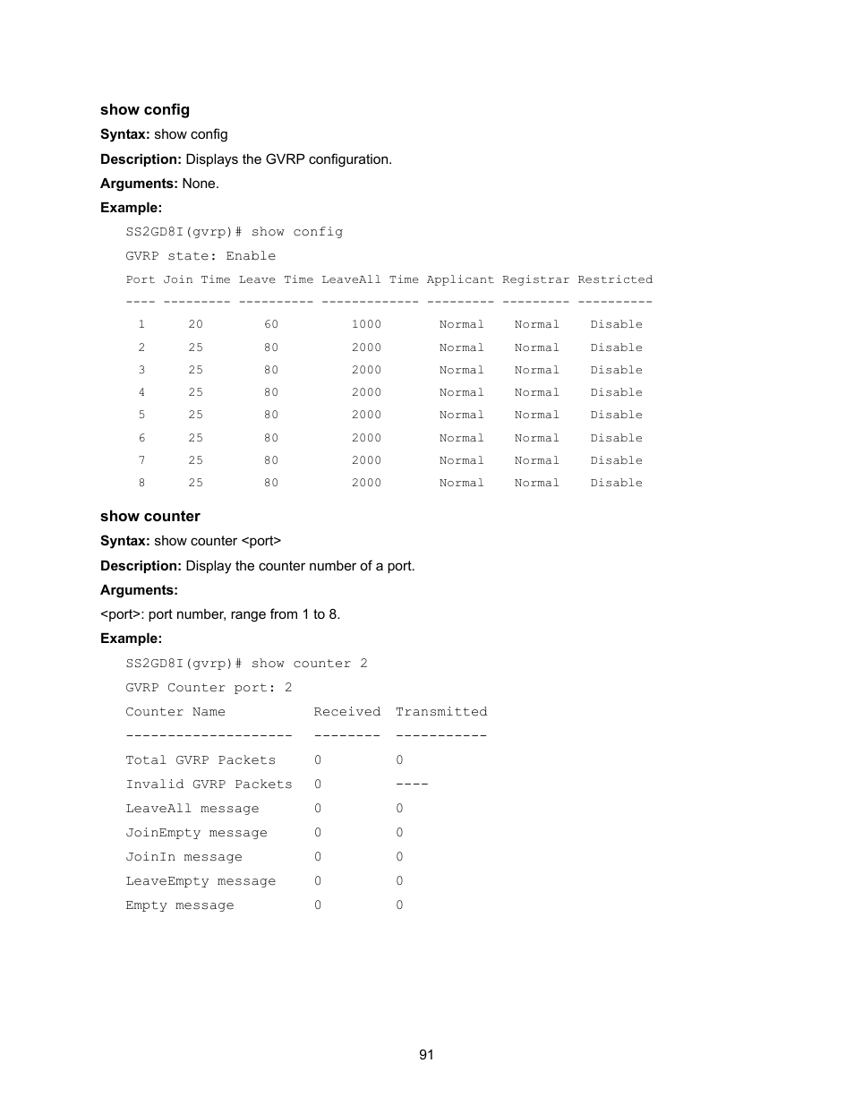 Amer Networks SS2GD8I User Manual | Page 97 / 134