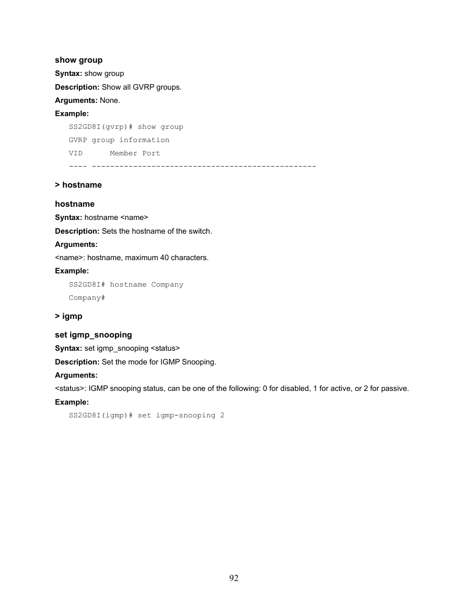 Amer Networks SS2GD8I User Manual | Page 98 / 134