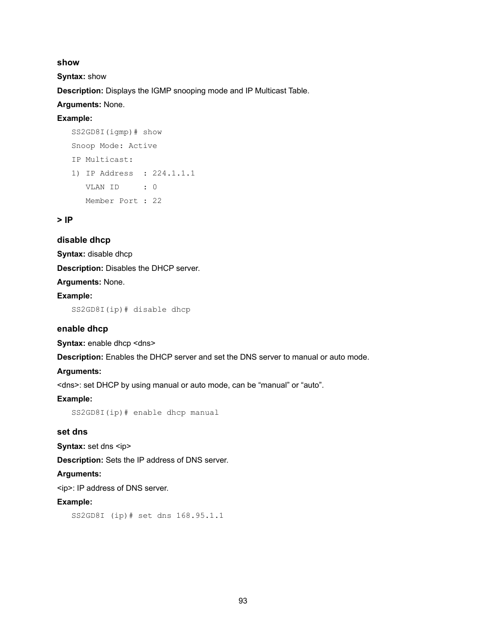 Amer Networks SS2GD8I User Manual | Page 99 / 134