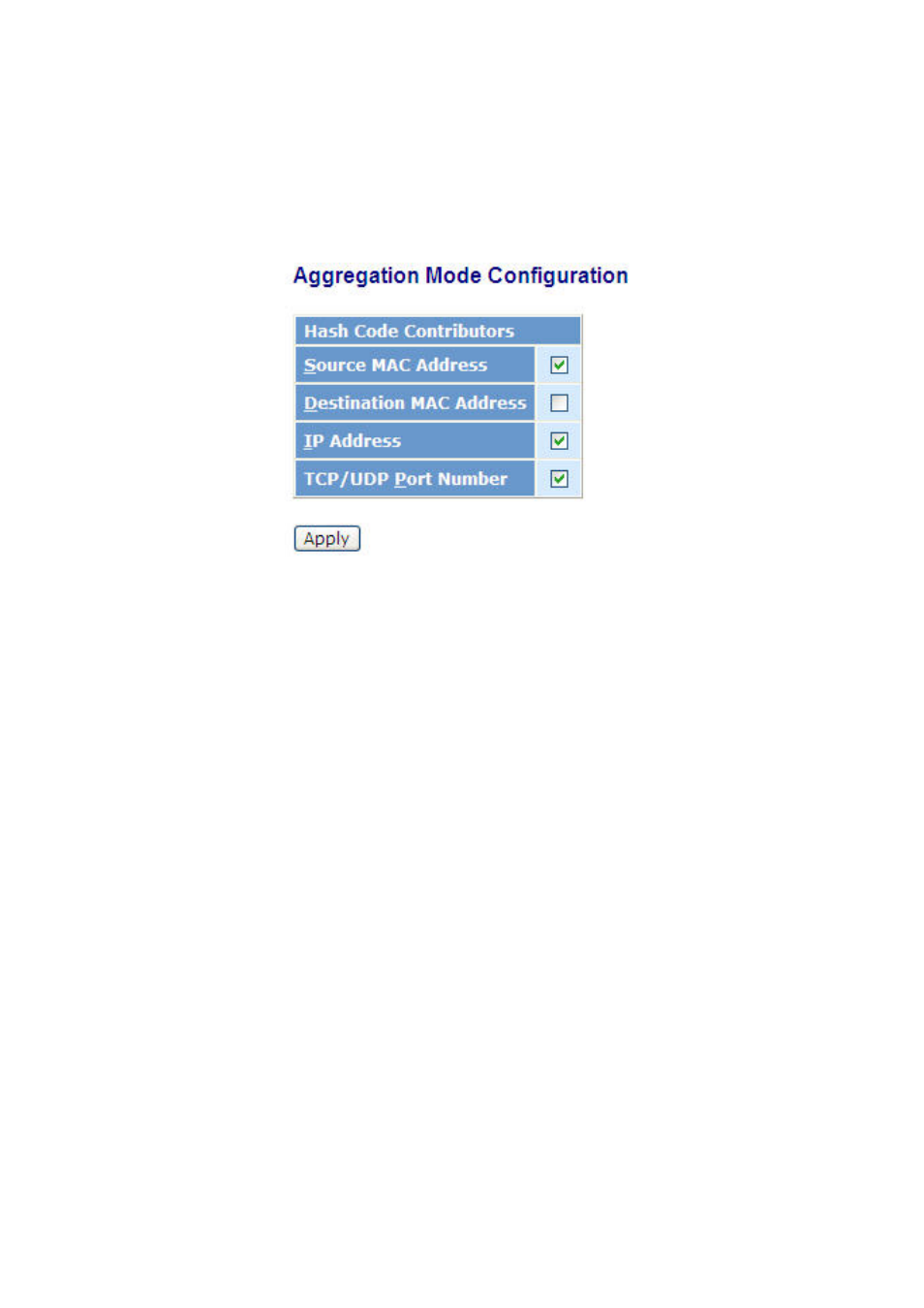13-3. aggregation hash mode | Amer Networks SS2GD8IP User Manual | Page 180 / 347