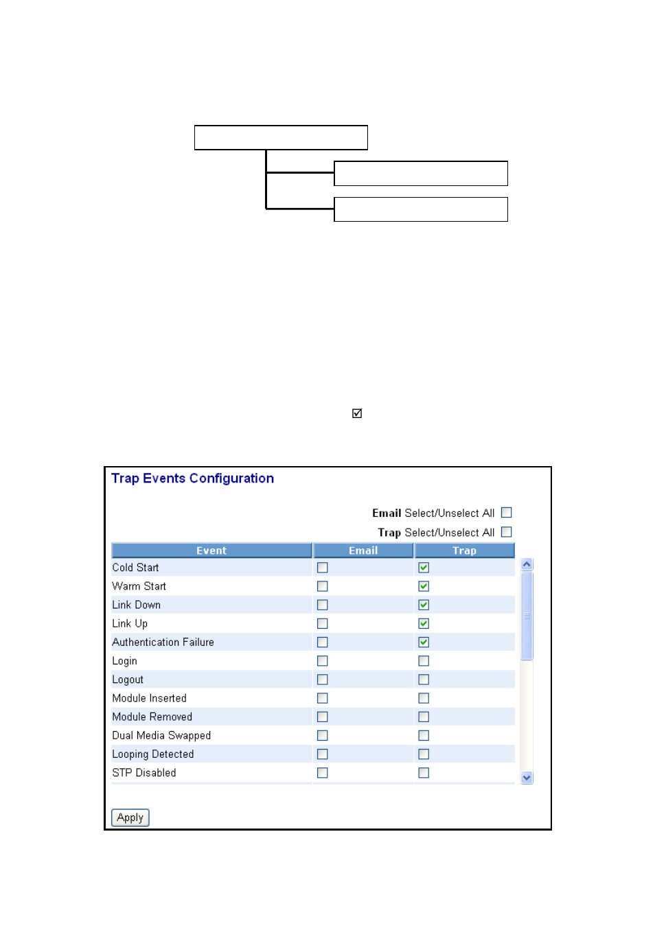 18. alarm configuration, 18-1. events, Larm | Onfiguration | Amer Networks SS2GD8IP User Manual | Page 210 / 347