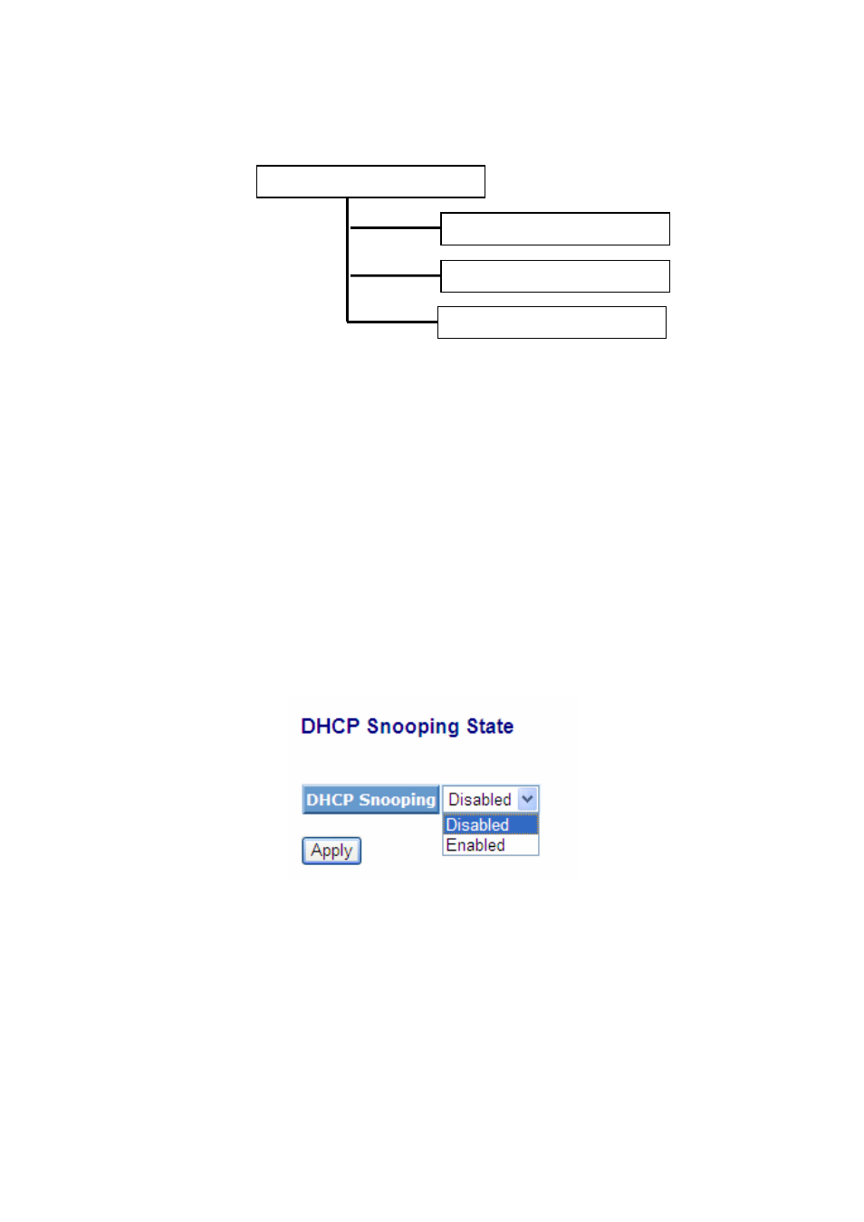 19. dhcp snooping, 19-1. dhcp snooping state, Dhcp | Nooping | Amer Networks SS2GD8IP User Manual | Page 213 / 347