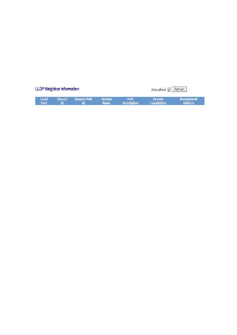 20-2. lldp entry | Amer Networks SS2GD8IP User Manual | Page 218 / 347