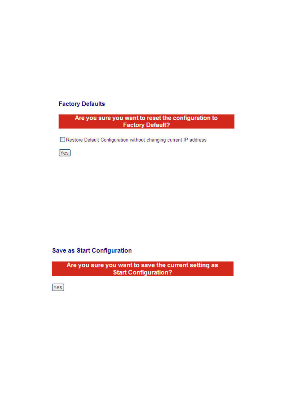 21-1. factory defaults, 21-2. save start, 21-3. save user | Amer Networks SS2GD8IP User Manual | Page 223 / 347