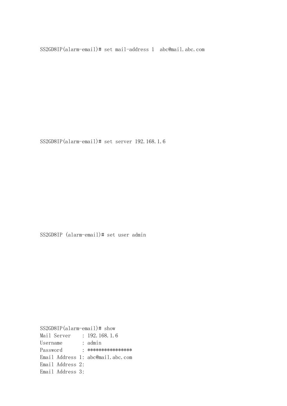 Amer Networks SS2GD8IP User Manual | Page 253 / 347