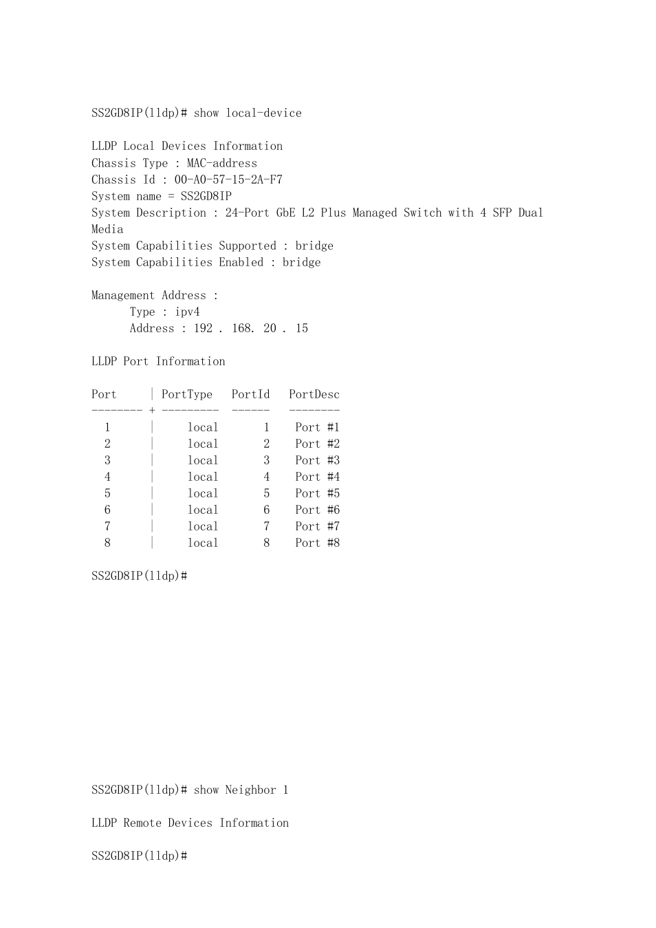 Amer Networks SS2GD8IP User Manual | Page 274 / 347