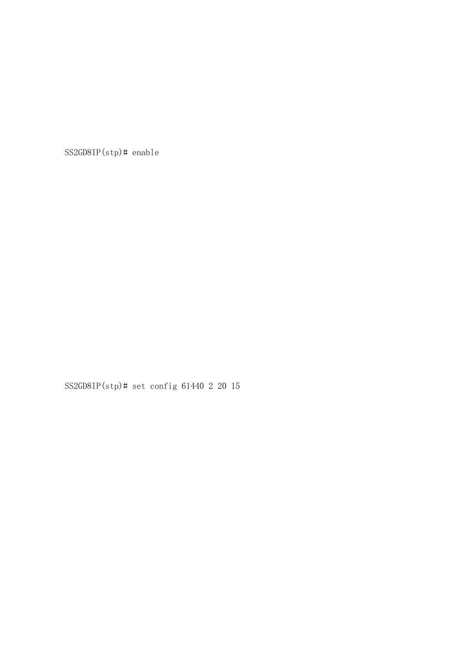 Enable | Amer Networks SS2GD8IP User Manual | Page 323 / 347