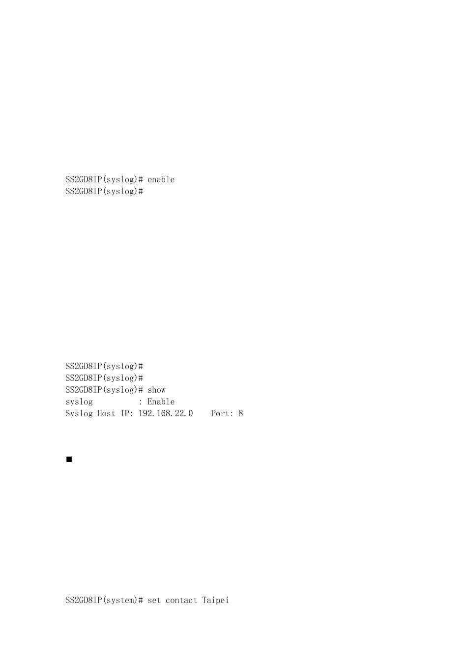 System | Amer Networks SS2GD8IP User Manual | Page 326 / 347