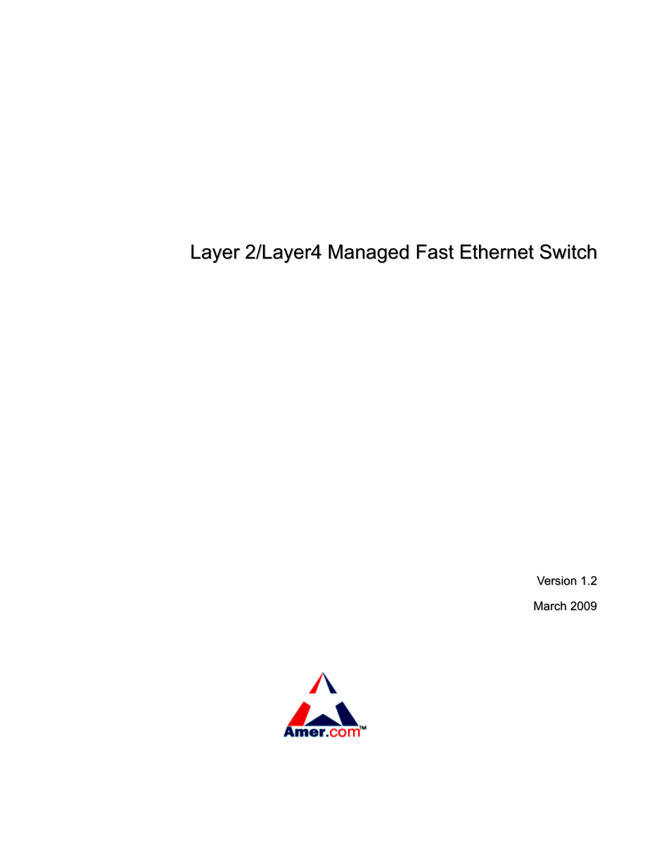 Amer Networks SS2R48G4i V2 User Manual | 198 pages