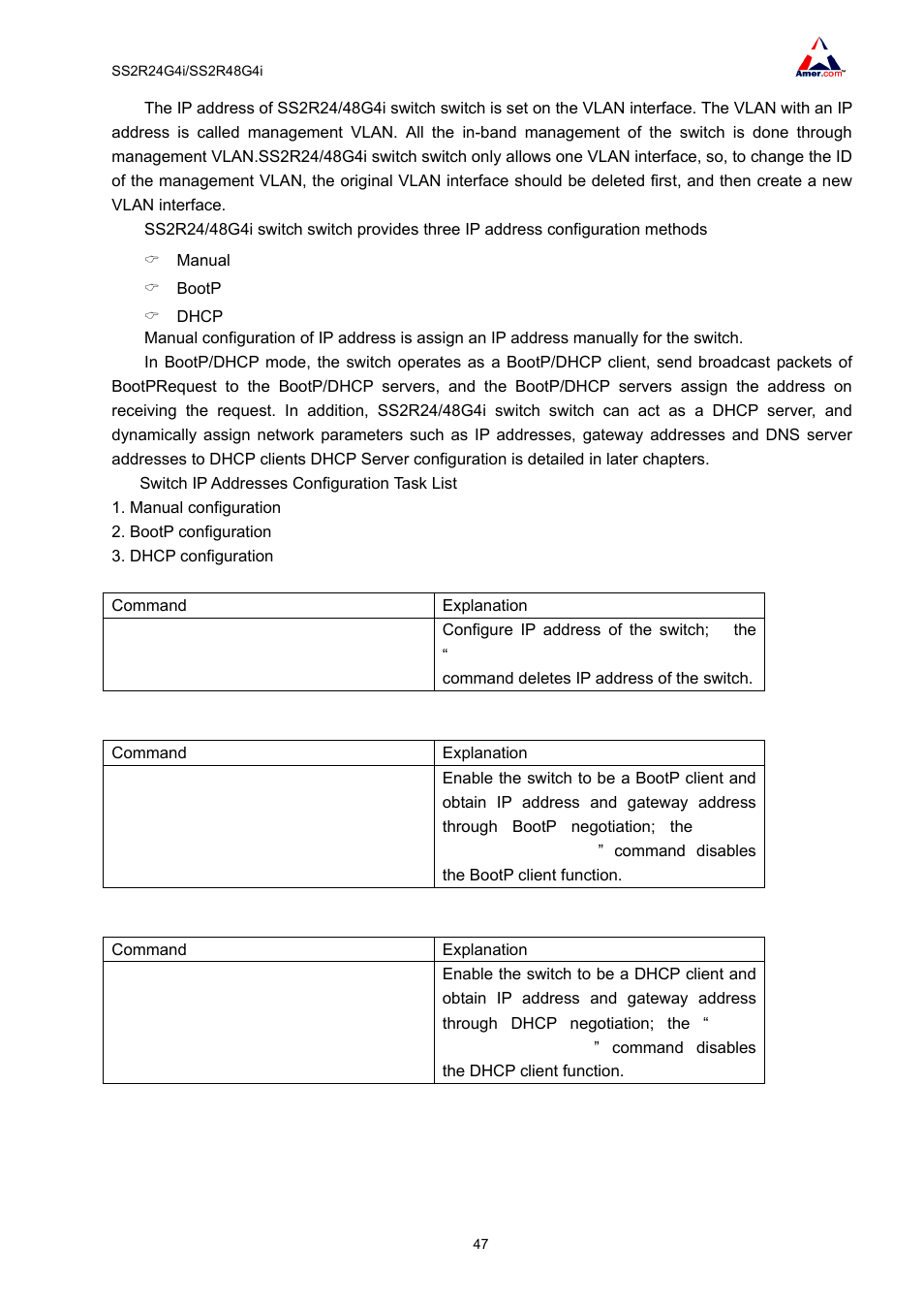 Amer Networks SS2R48G4i V2 User Manual | Page 58 / 198