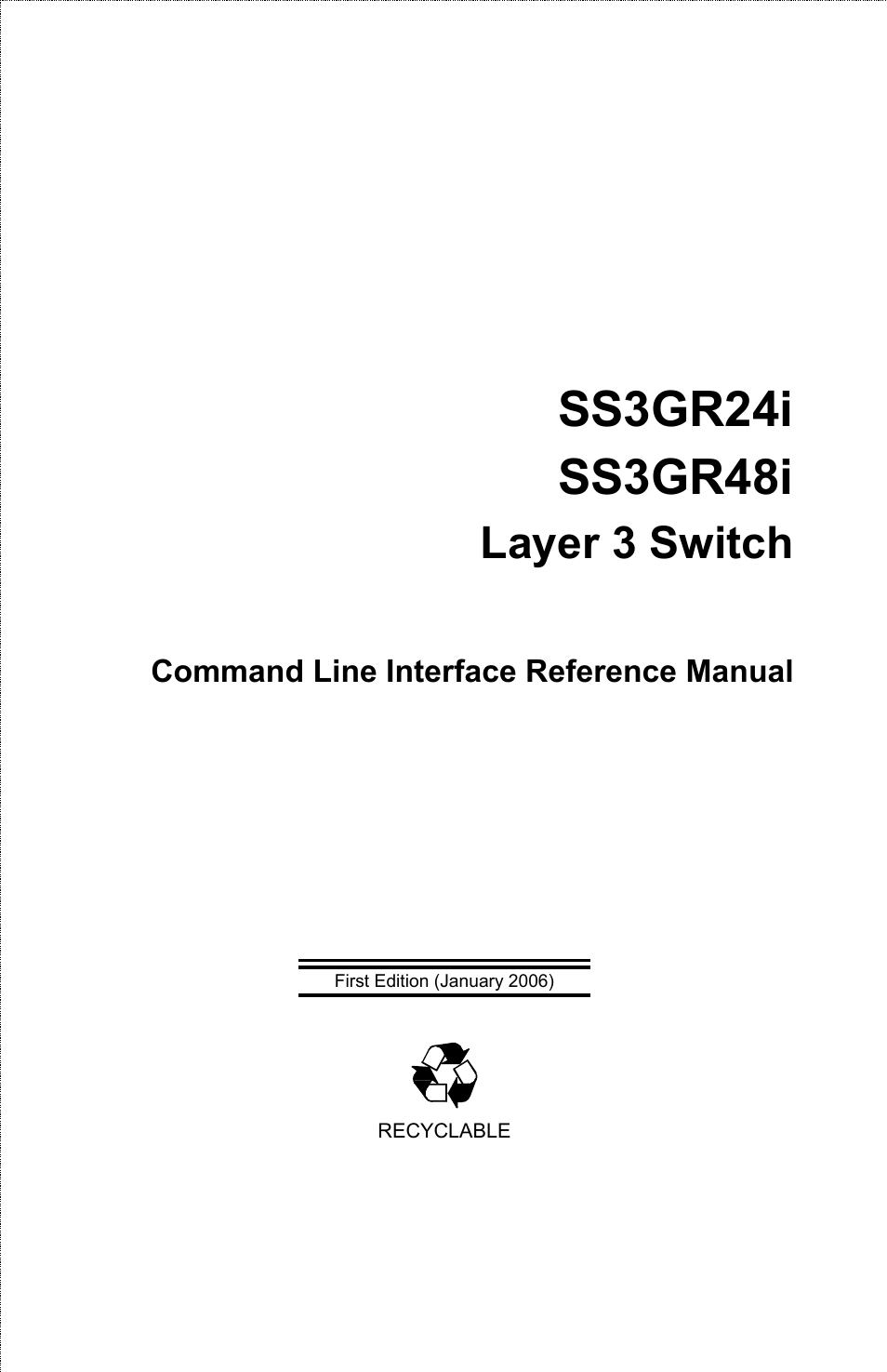 Amer Networks SS3GR24i User Manual | 154 pages