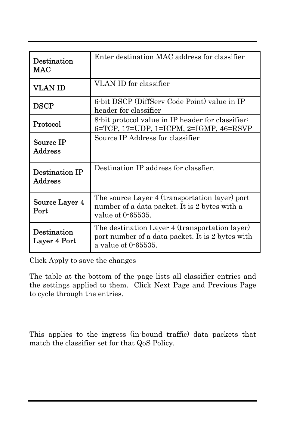 Create in-profile action | Amer Networks SS3GR24i User Manual | Page 112 / 126