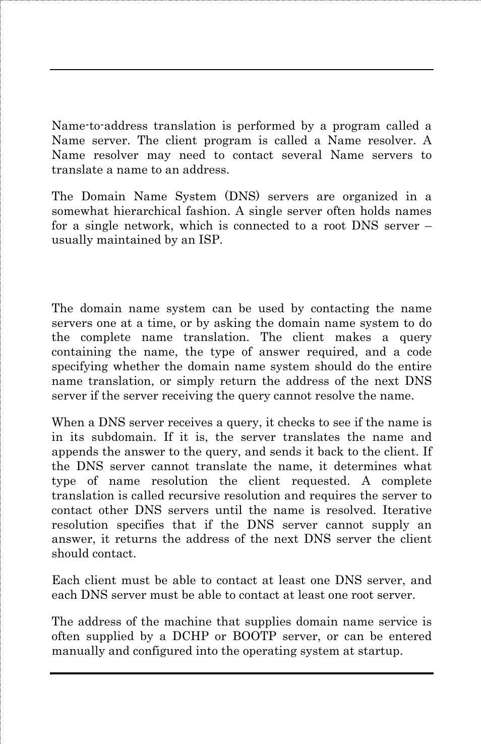 Mapping domain names to addresses, Domain name resolution | Amer Networks SS3GR24i User Manual | Page 49 / 126