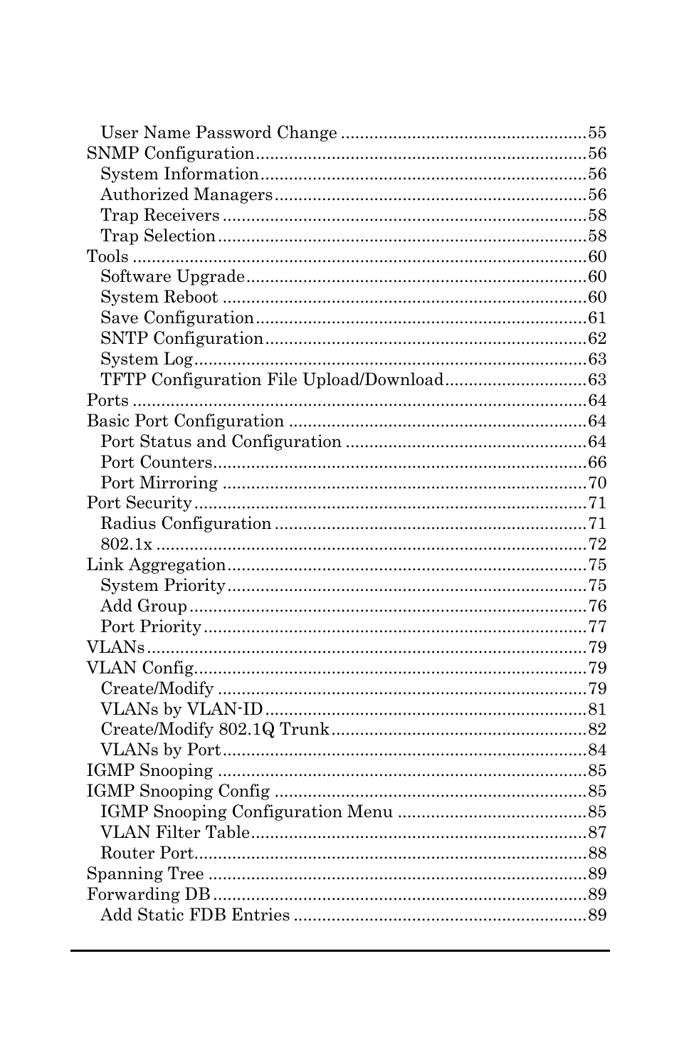 Amer Networks SS3GR24i User Manual | Page 5 / 126