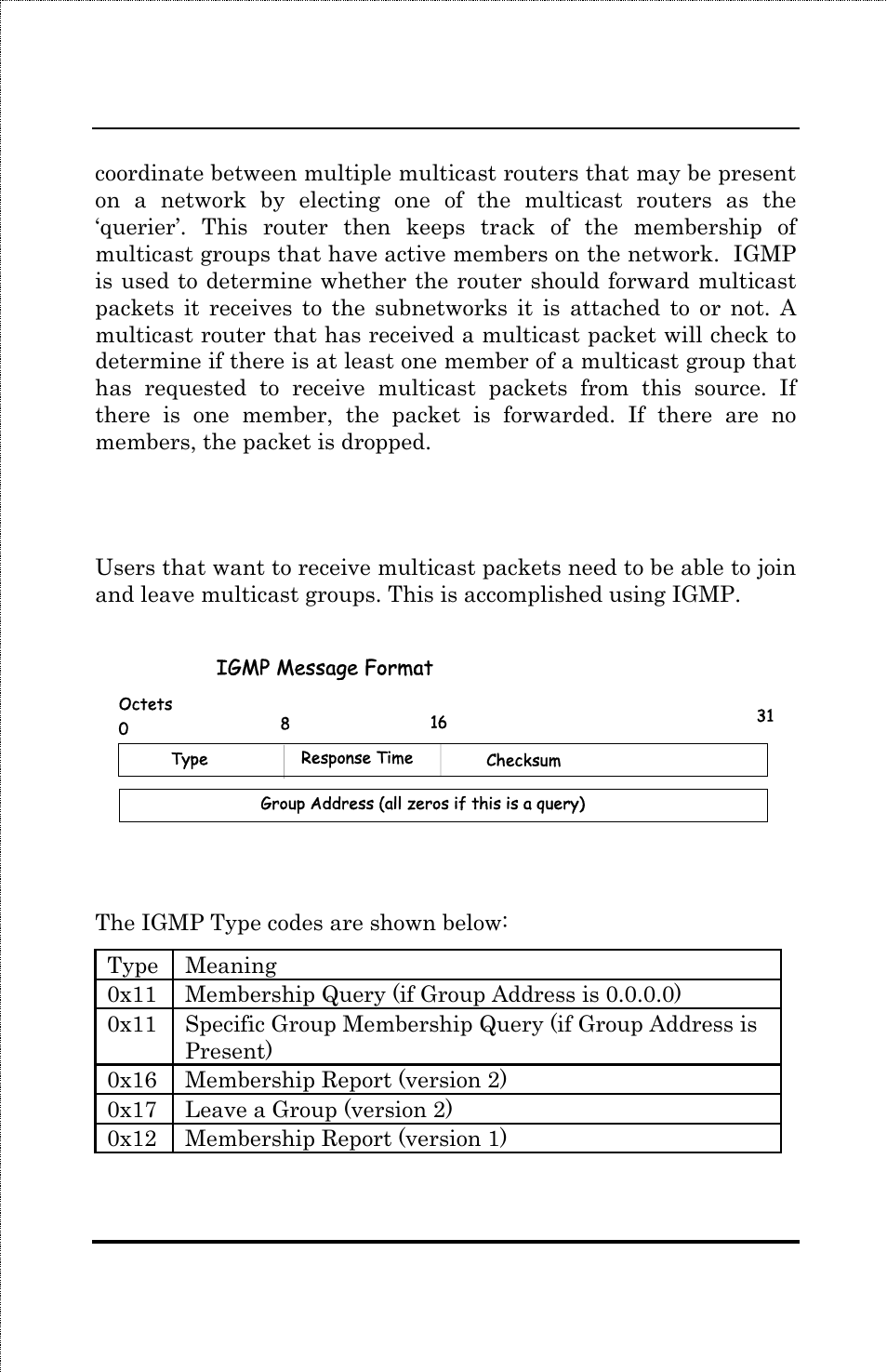 Igmp versions 1 and 2 | Amer Networks SS3GR24i User Manual | Page 51 / 126