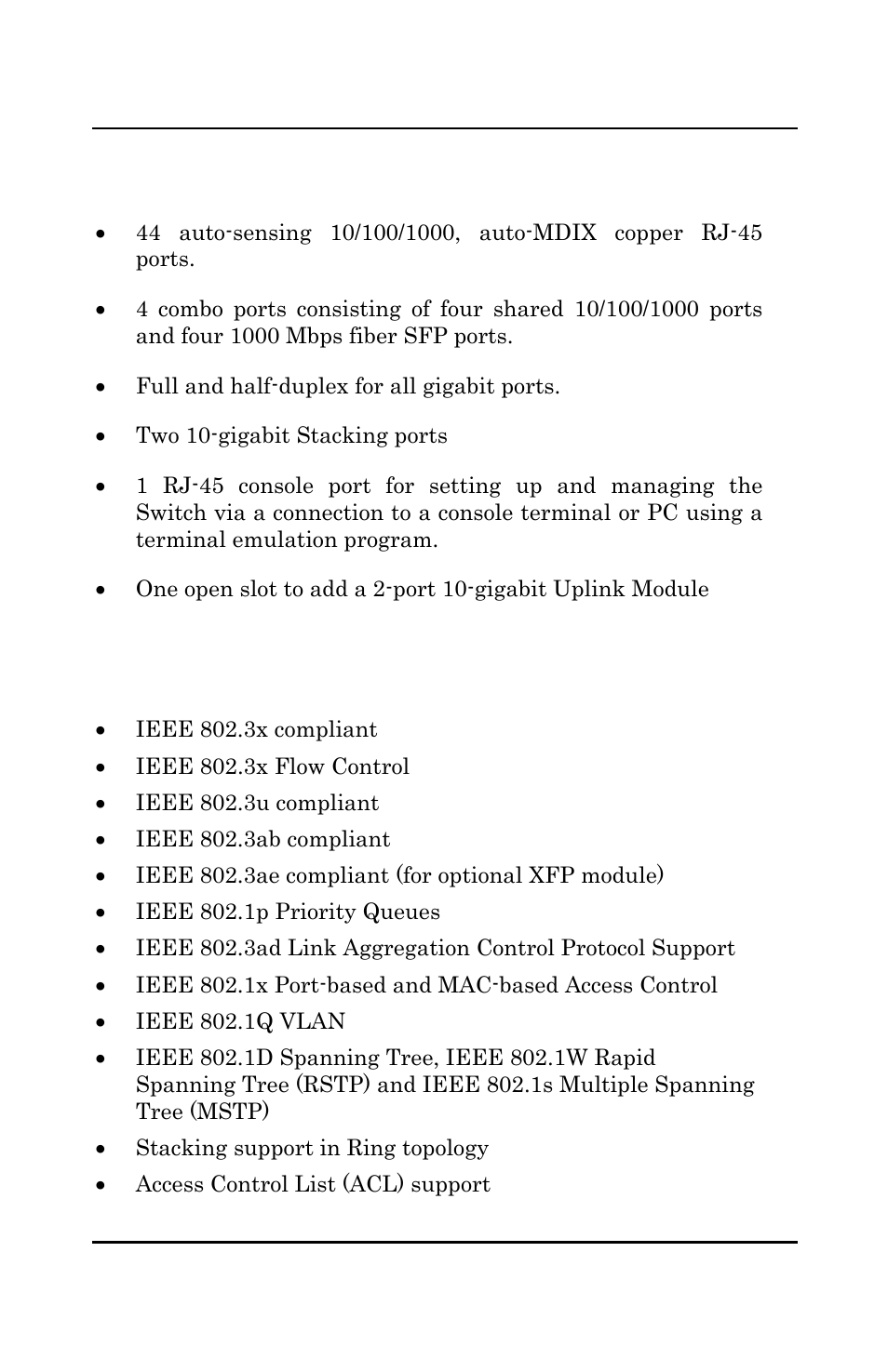 Ss3gr48i, Product specifications | Amer Networks SS3GR24i User Manual | Page 8 / 126