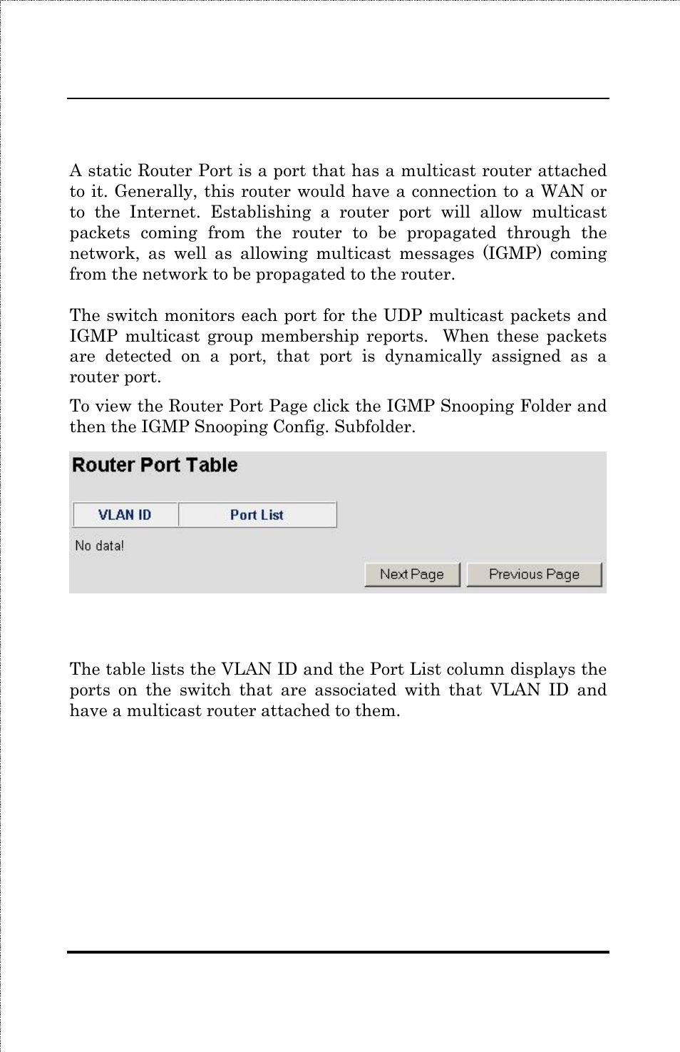 Router port | Amer Networks SS3GR24i User Manual | Page 94 / 126