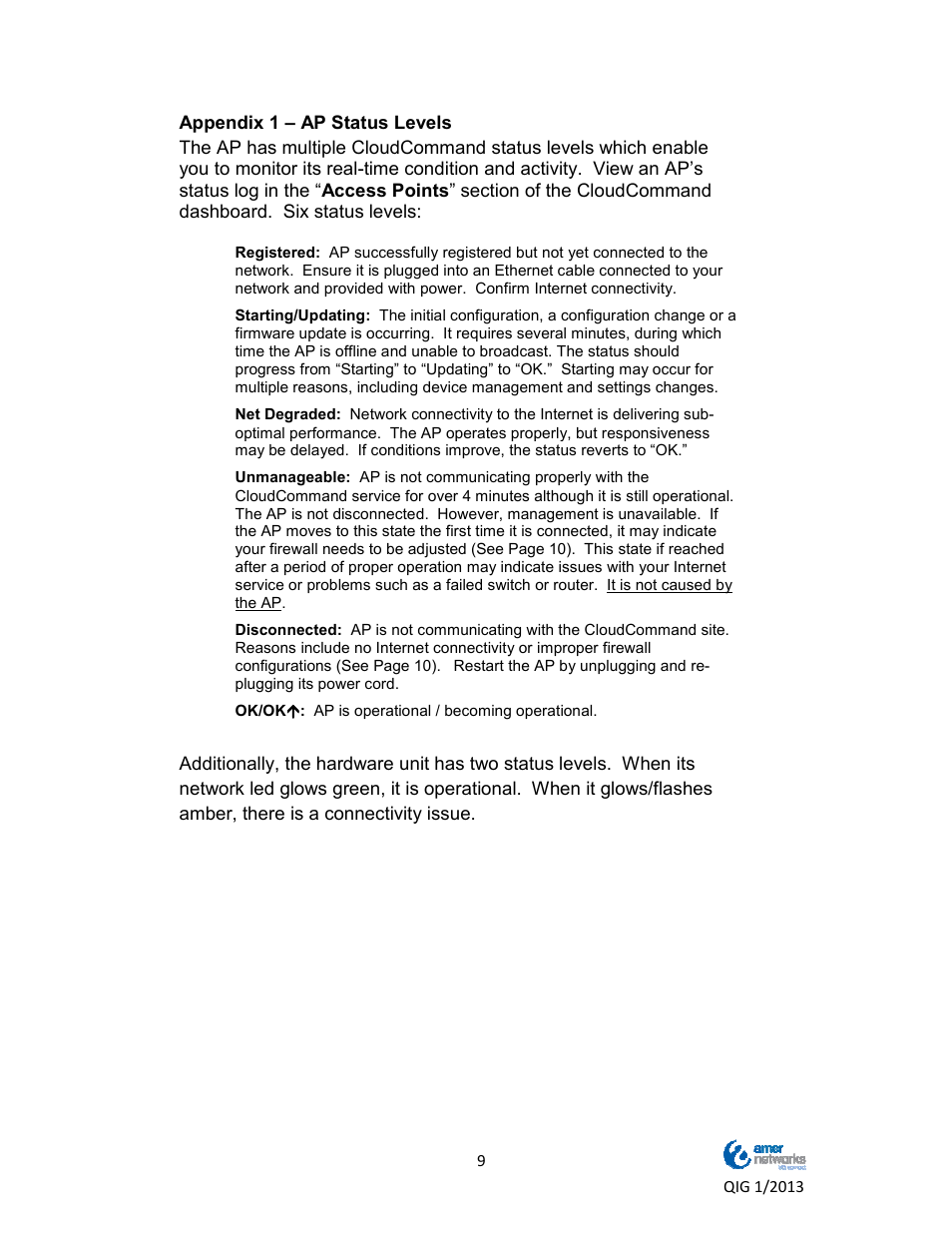 Amer Networks WAP334NC User Manual | Page 10 / 13
