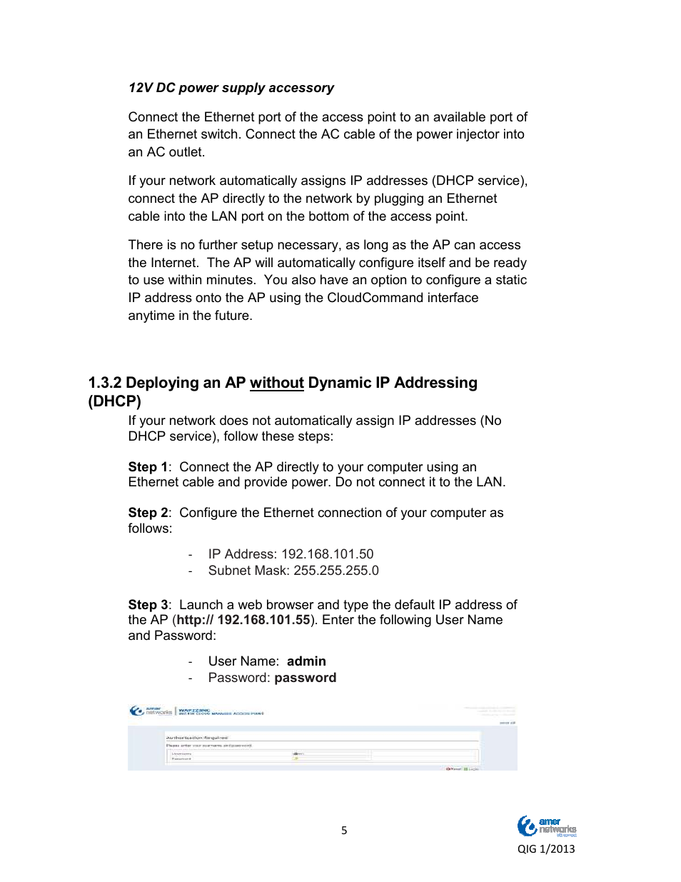 Amer Networks WAP334NC User Manual | Page 6 / 13