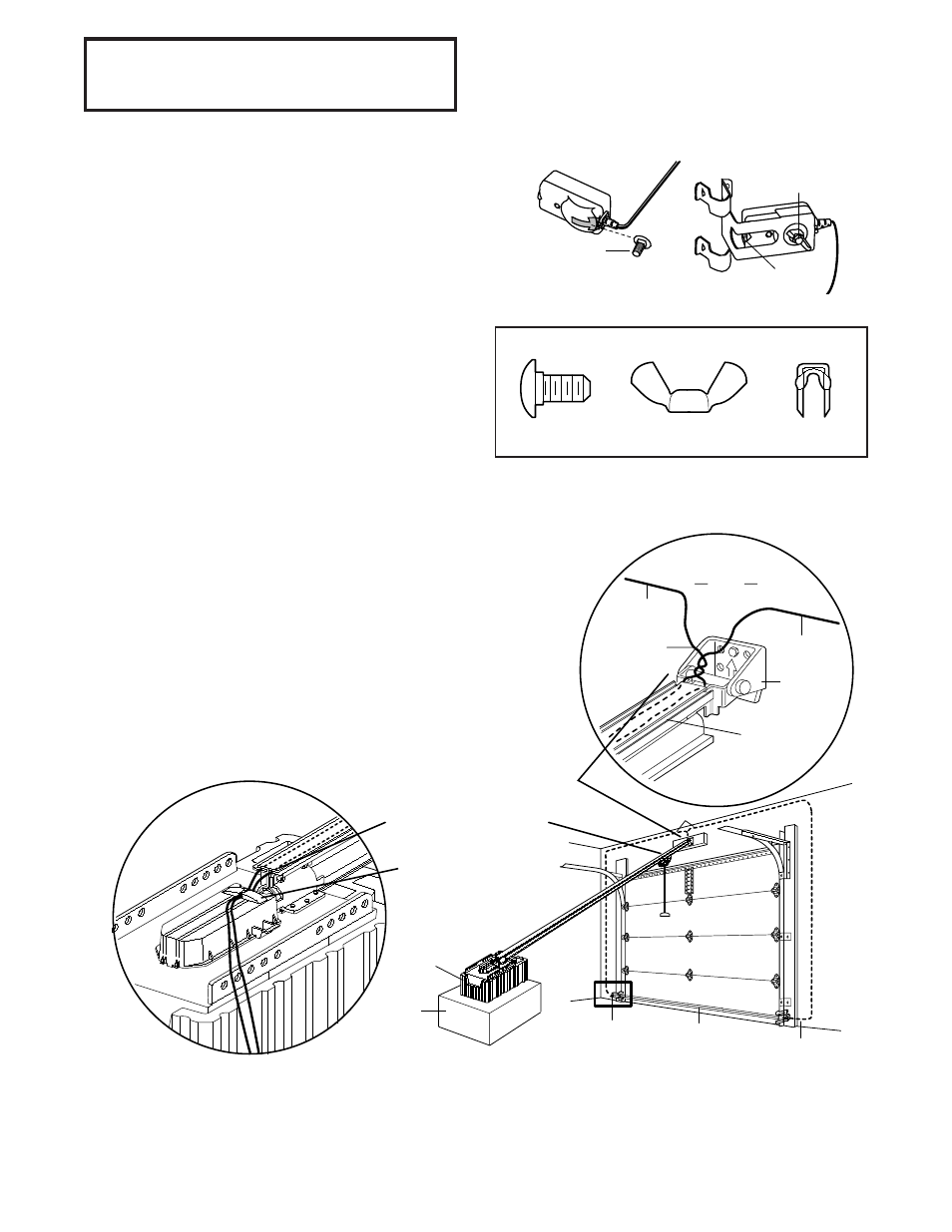 Installation step 4, Install the safety reversing sensor, Continued) | Figure 5 a b figure 4 | Chamberlain SECURITY 4620 User Manual | Page 18 / 40