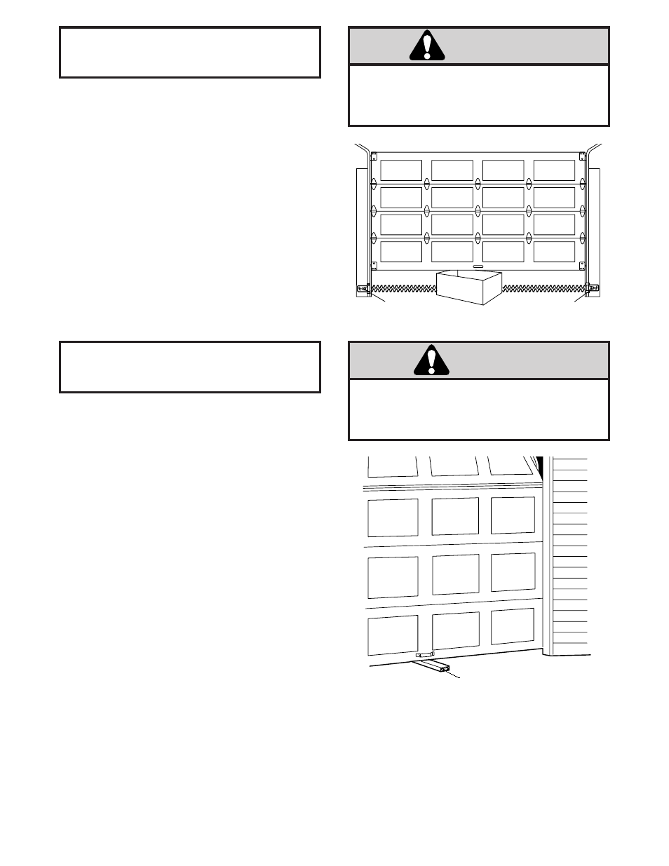 Test the protector system, Test the safety reverse system, Warning | Adjustment step 4, Adjustment step 3 | Chamberlain SECURITY 4620 User Manual | Page 30 / 40