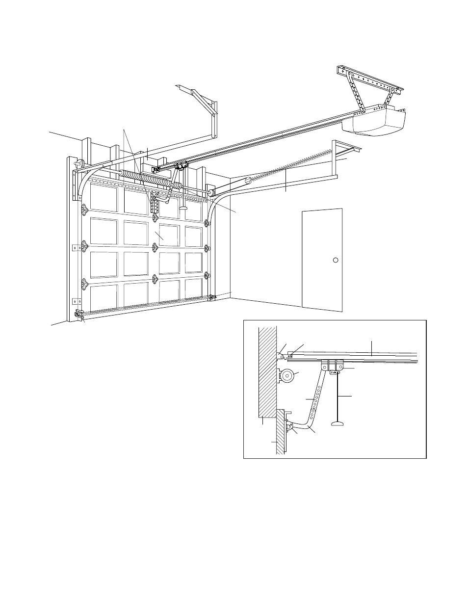 Pre-installation information, Sectional door installation | Chamberlain SECURITY 4620 User Manual | Page 6 / 40