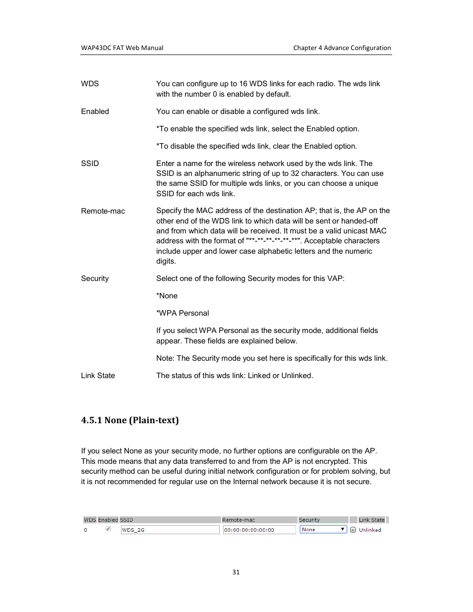 Amer Networks WAP43DC Fat Web User Manual | Page 31 / 44