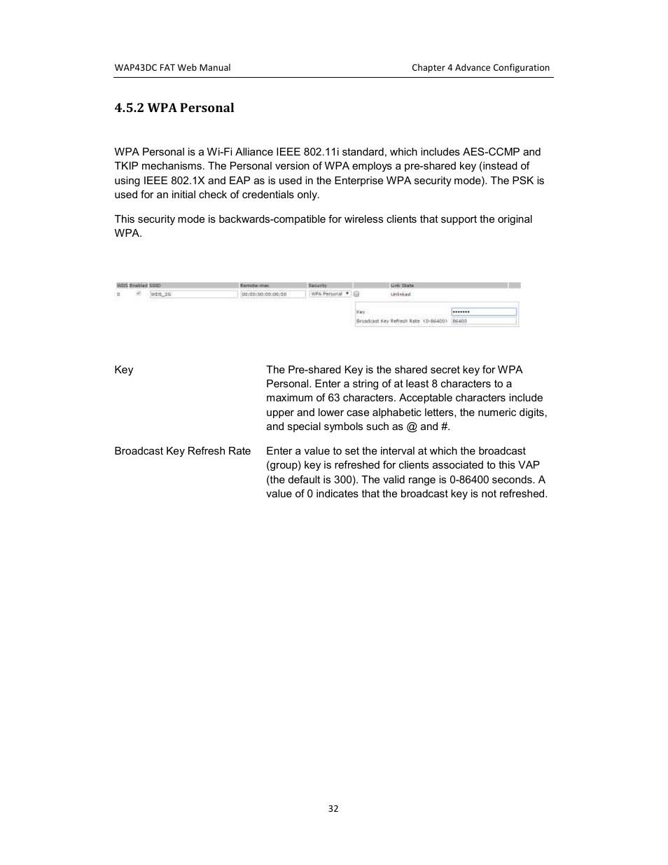 Amer Networks WAP43DC Fat Web User Manual | Page 32 / 44