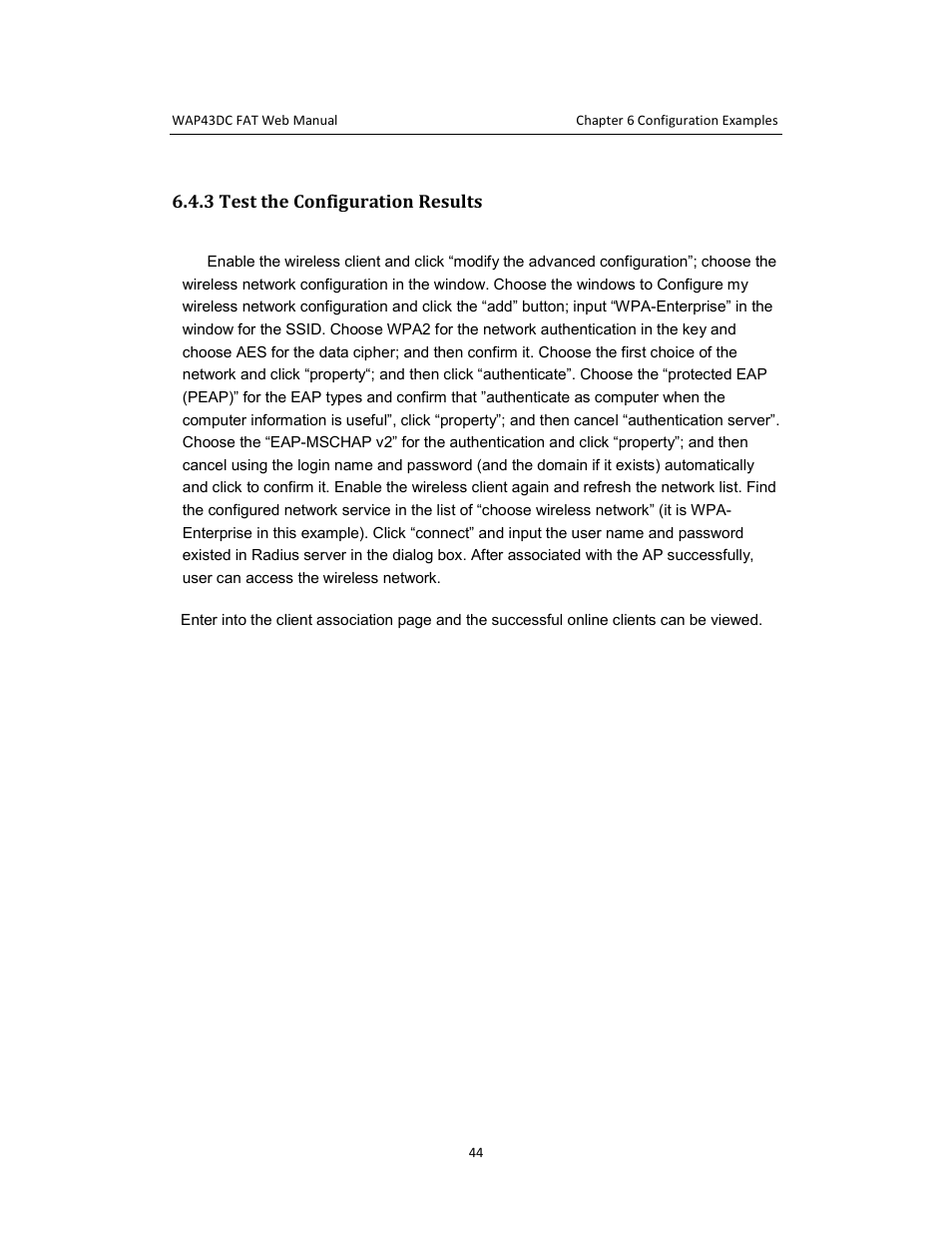Amer Networks WAP43DC Fat Web User Manual | Page 44 / 44