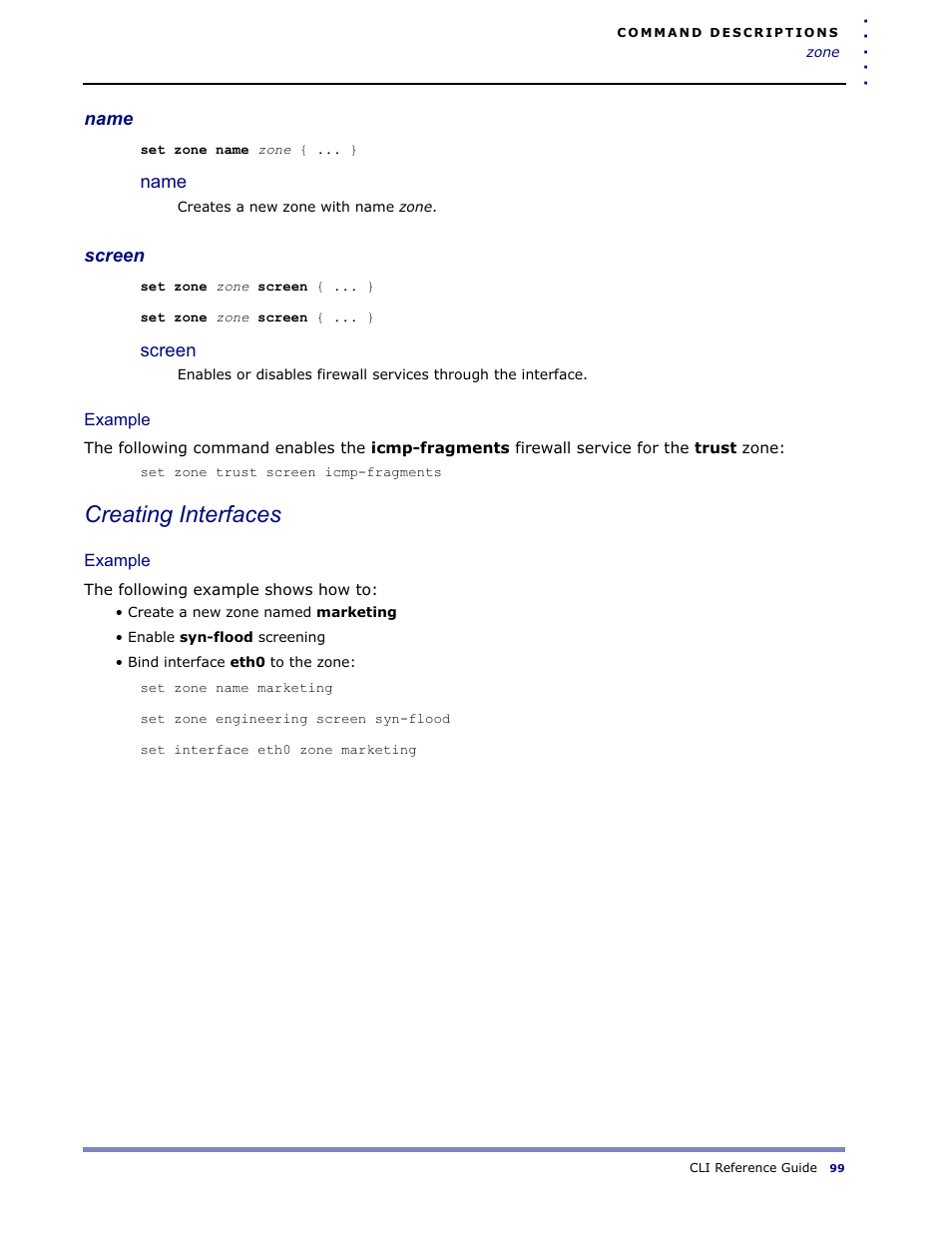 Creating interfaces | Amer Networks WLO220T CLI User Manual | Page 102 / 103