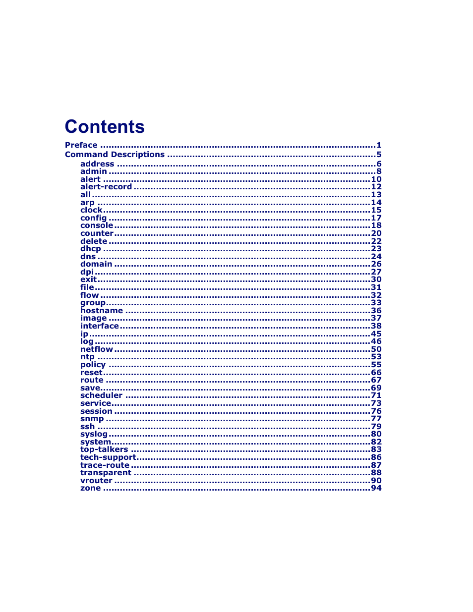 Amer Networks WLO220T CLI User Manual | Page 2 / 103
