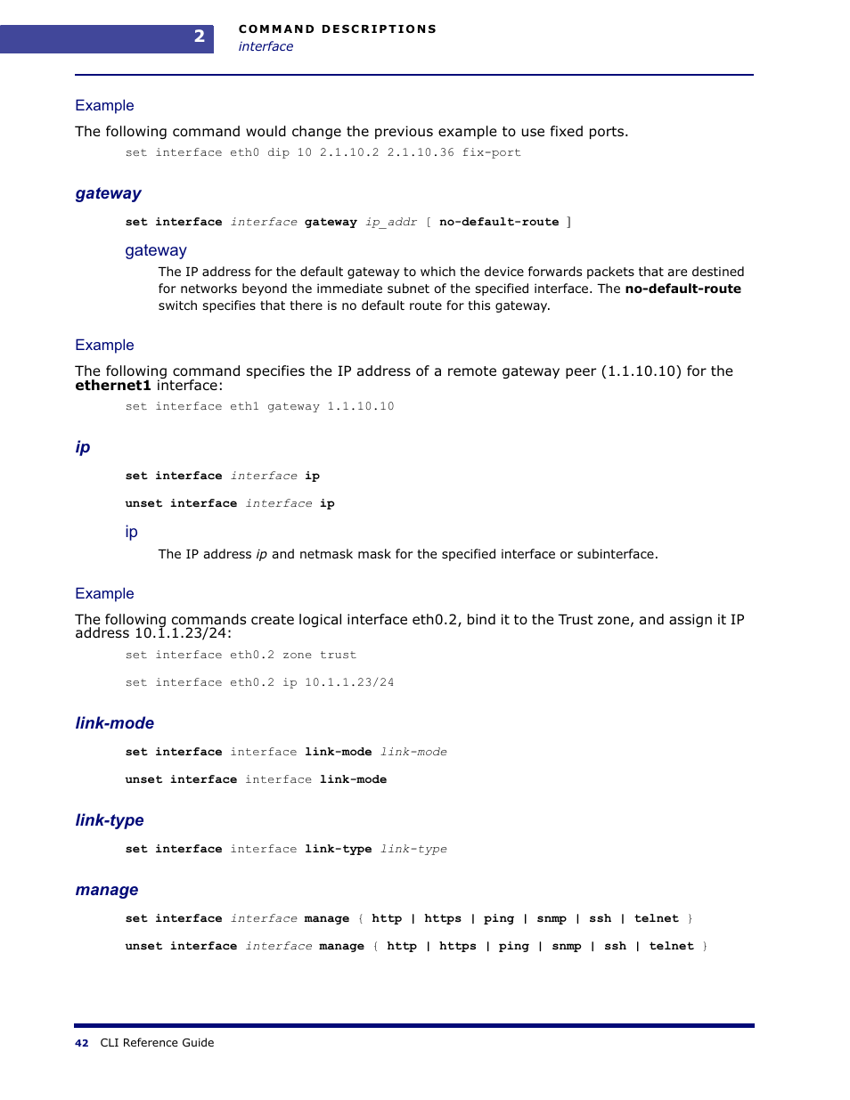 Amer Networks WLO220T CLI User Manual | Page 45 / 103