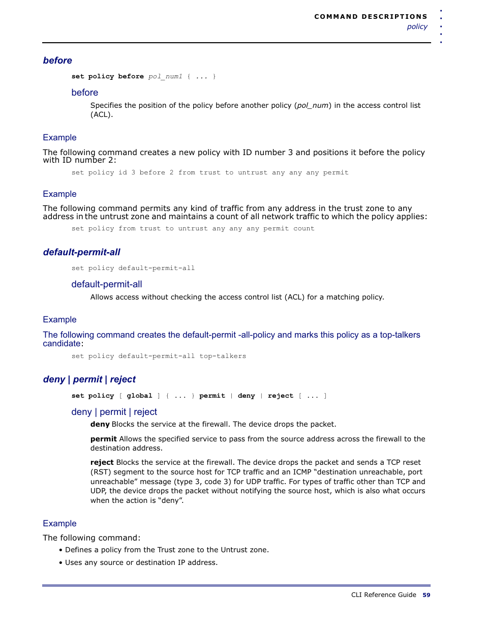 Amer Networks WLO220T CLI User Manual | Page 62 / 103