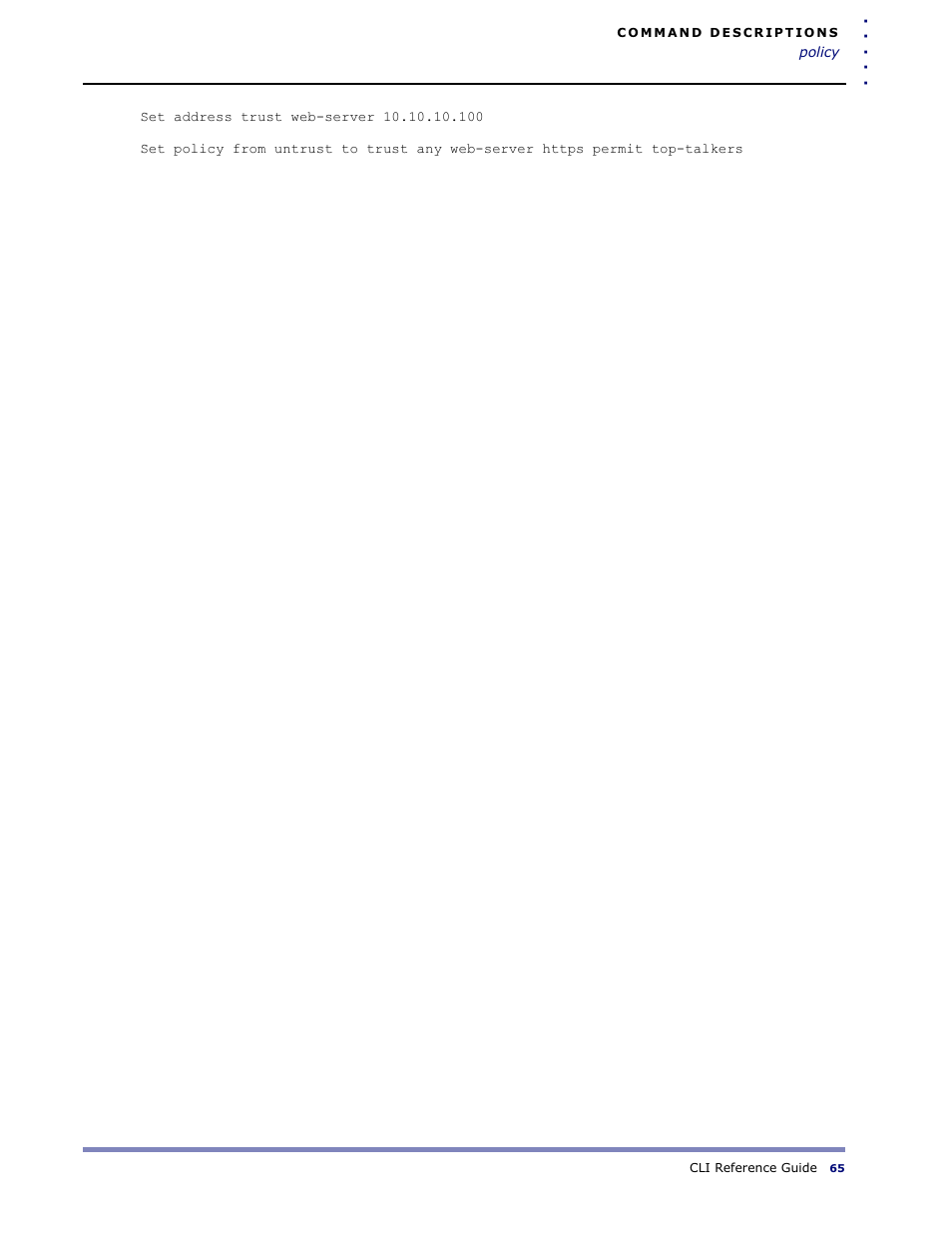 Amer Networks WLO220T CLI User Manual | Page 68 / 103