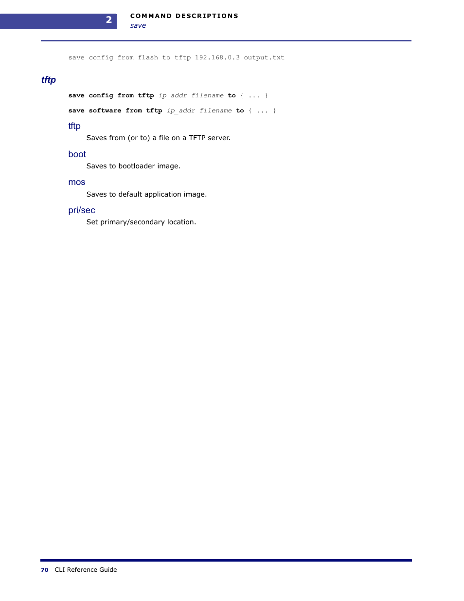 Amer Networks WLO220T CLI User Manual | Page 73 / 103