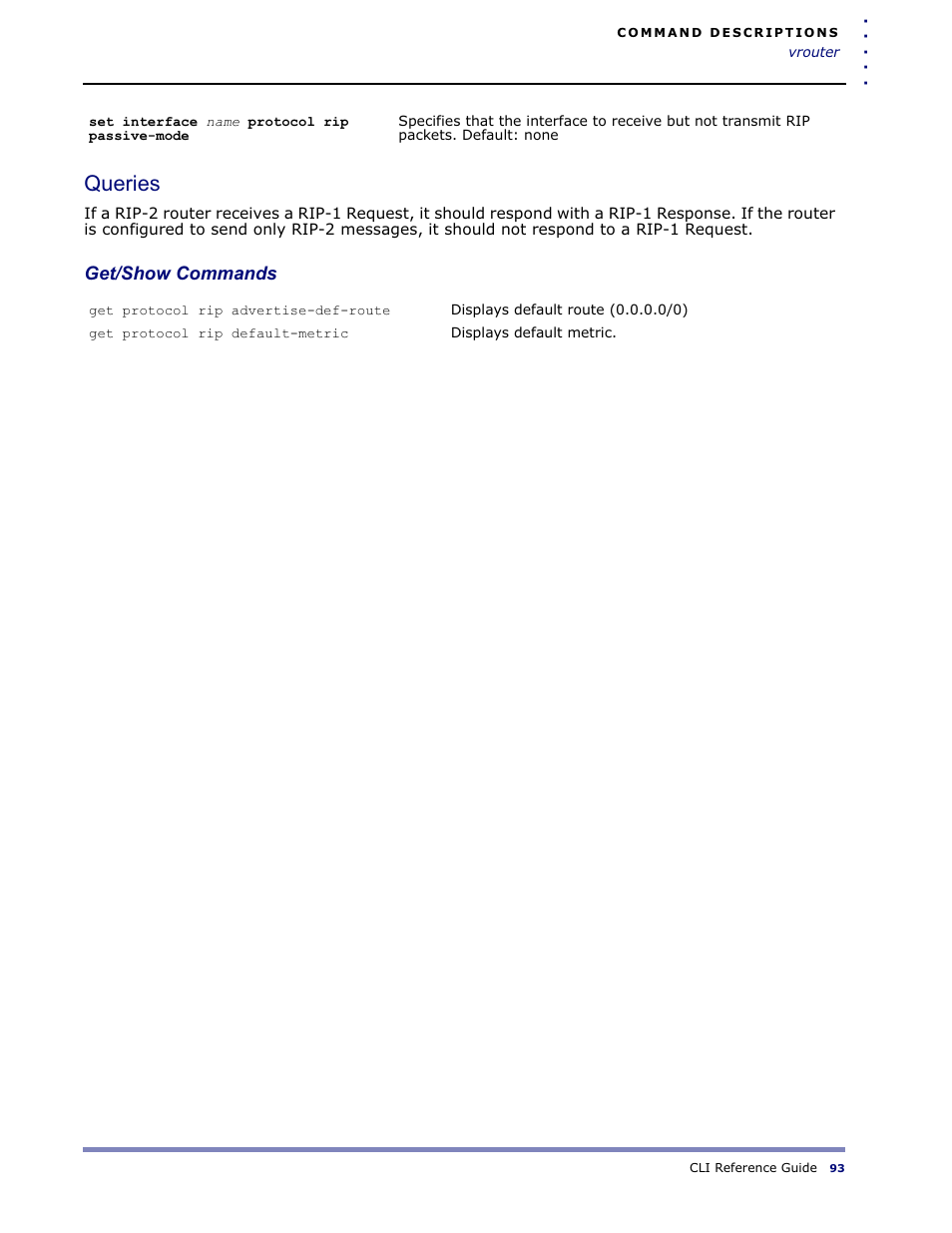 Queries | Amer Networks WLO220T CLI User Manual | Page 96 / 103