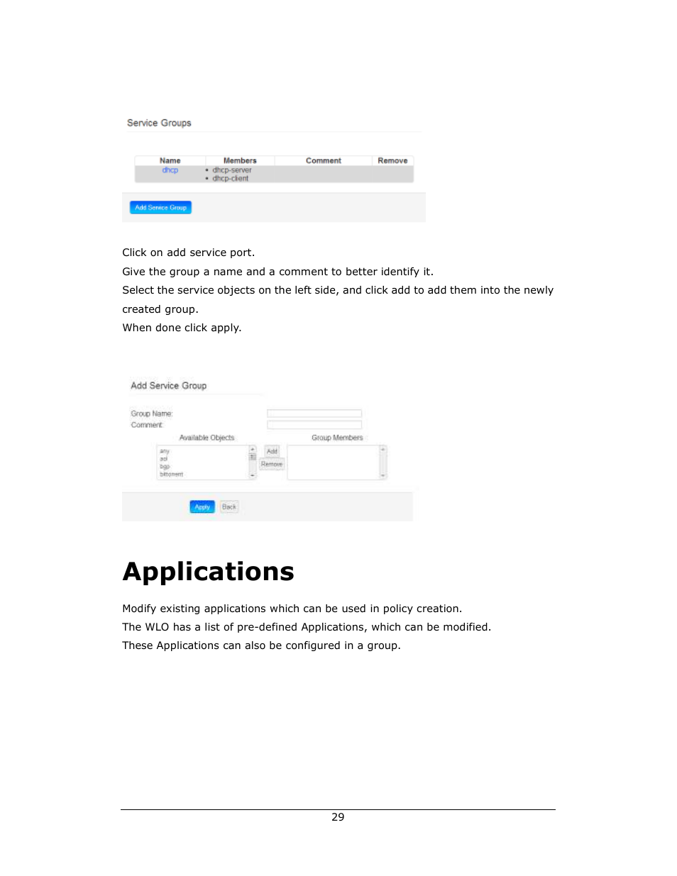 Applications | Amer Networks WLO220T User Manual | Page 29 / 37