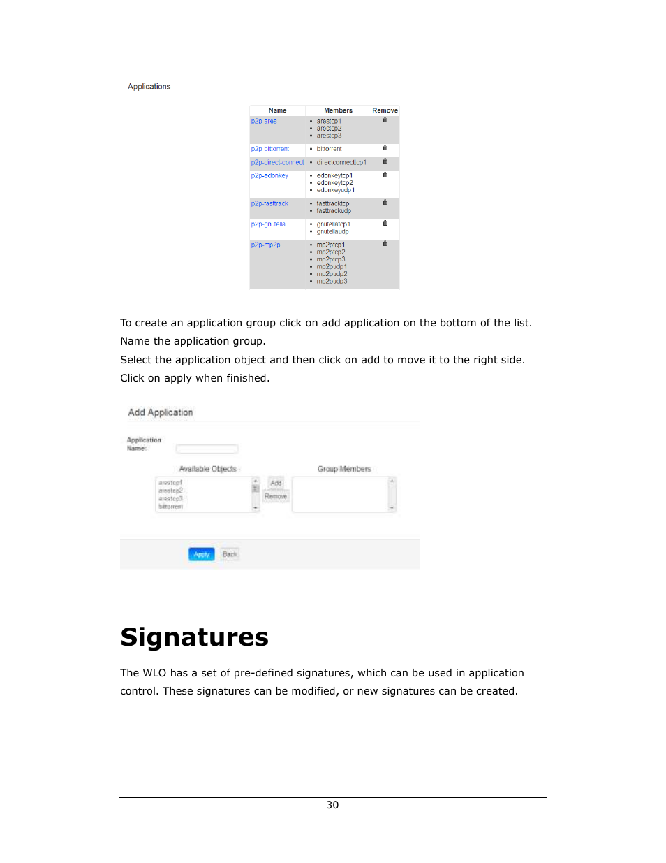 Signatures | Amer Networks WLO220T User Manual | Page 30 / 37