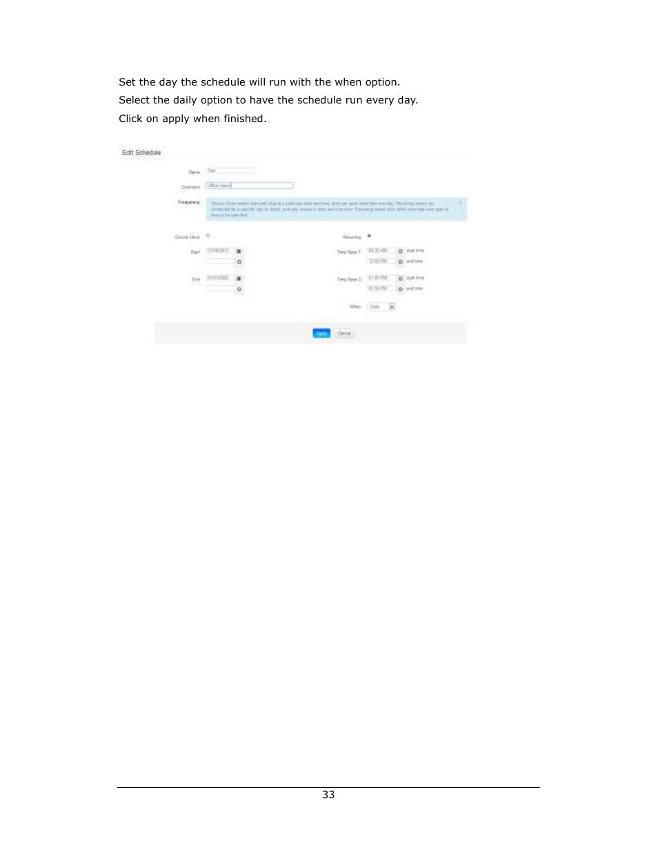 Amer Networks WLO220T User Manual | Page 33 / 37