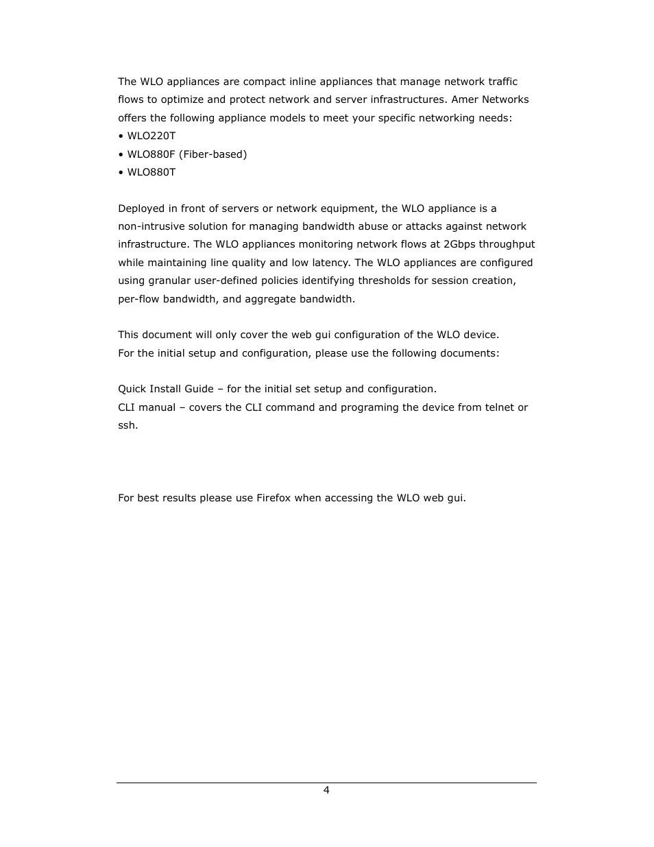 Amer Networks WLO220T User Manual | Page 4 / 37