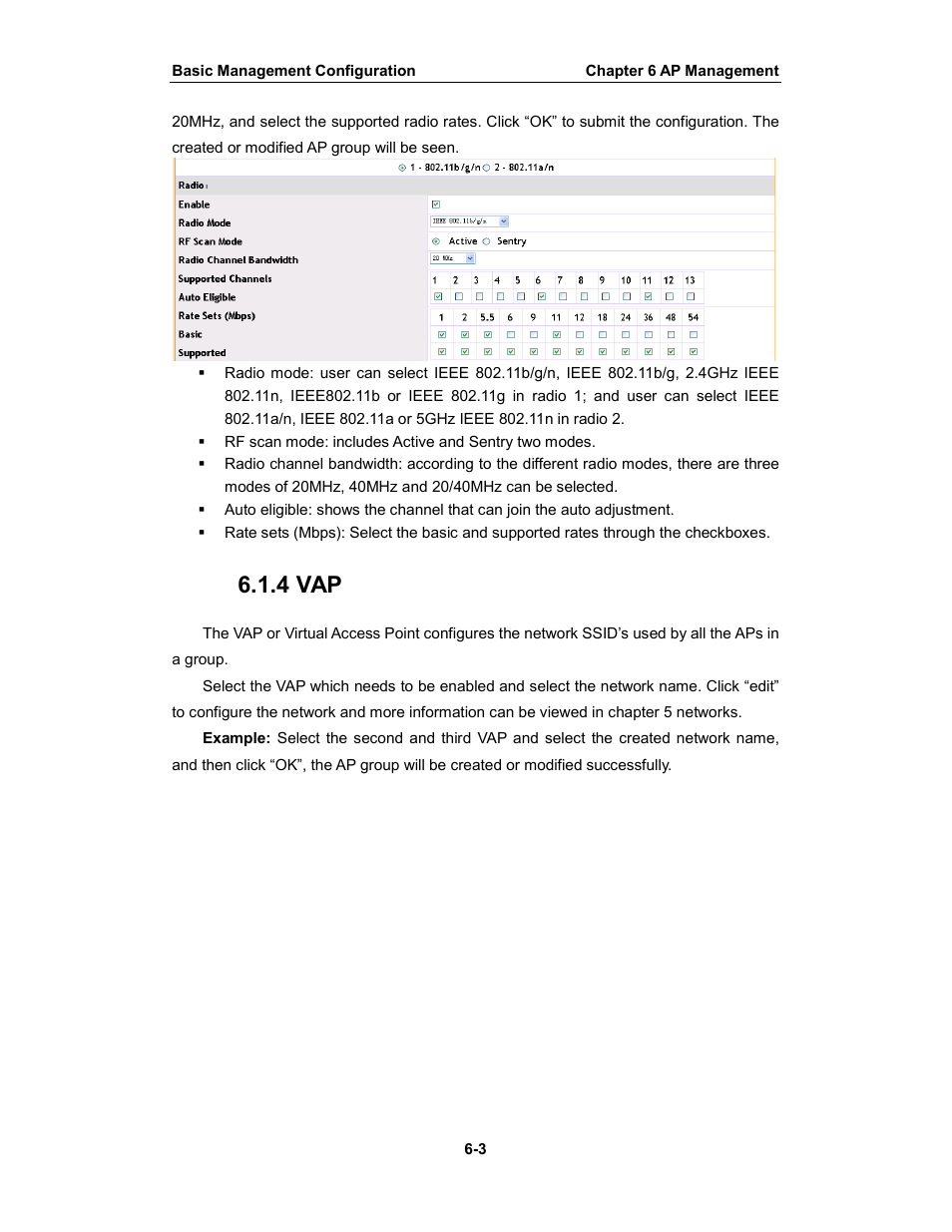 4 vap | Amer Networks WS6028 Web GUI User Manual | Page 32 / 105