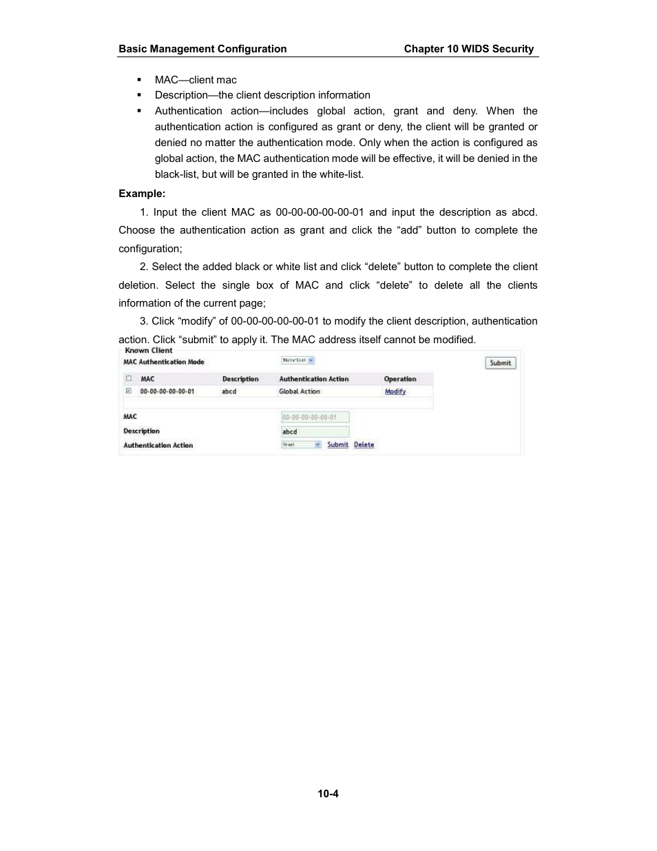 Amer Networks WS6028 Web GUI User Manual | Page 48 / 105