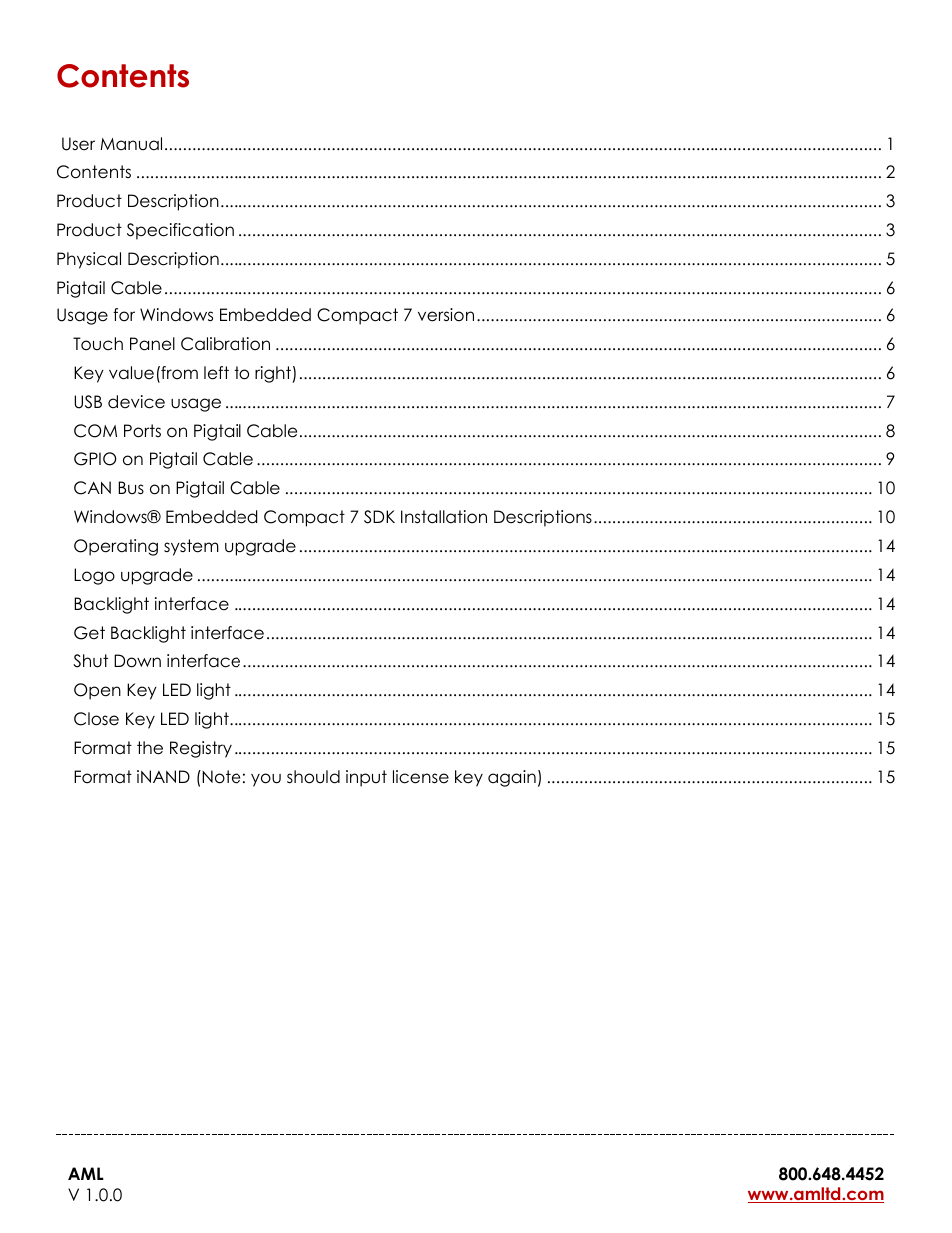 AML Guardian Vehicle-Mounted Computer User Manual | Page 2 / 15