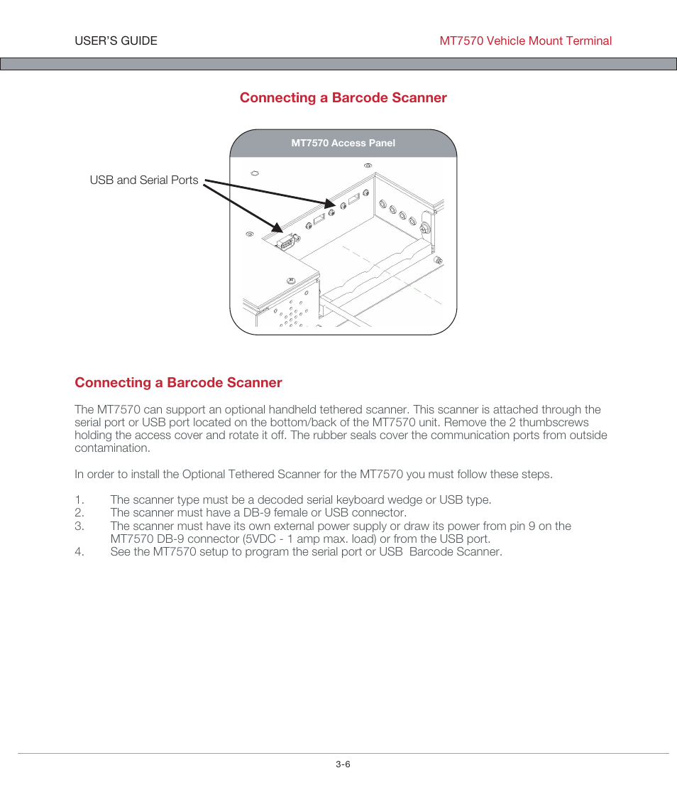 AML MT7570 Vehicle Mount Computer User Manual | Page 15 / 69