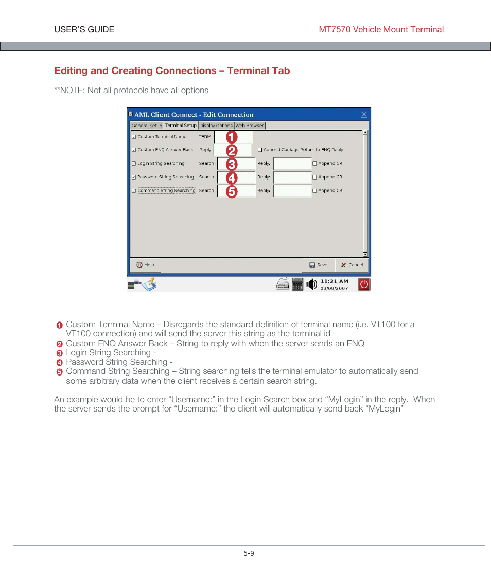 AML MT7570 Vehicle Mount Computer User Manual | Page 28 / 69