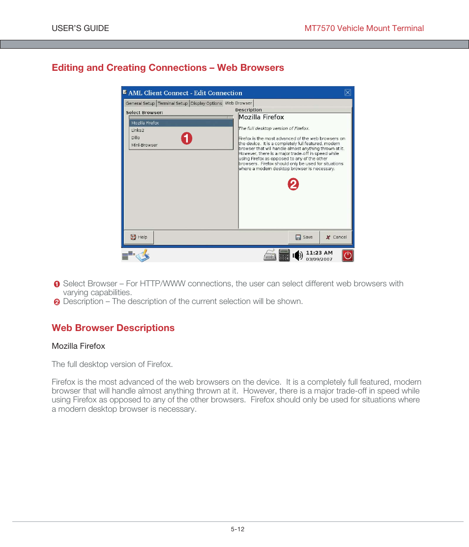 AML MT7570 Vehicle Mount Computer User Manual | Page 31 / 69