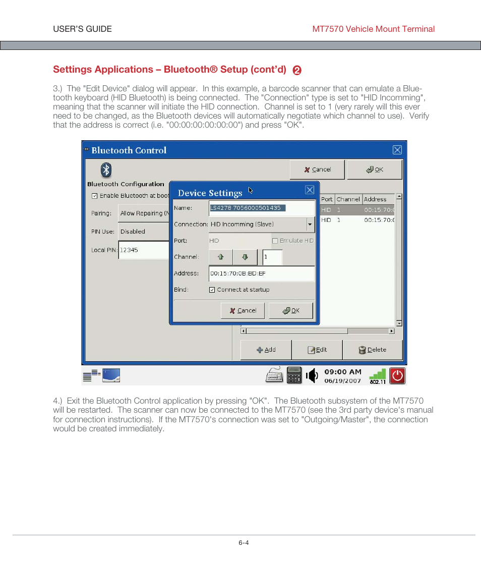 AML MT7570 Vehicle Mount Computer User Manual | Page 36 / 69