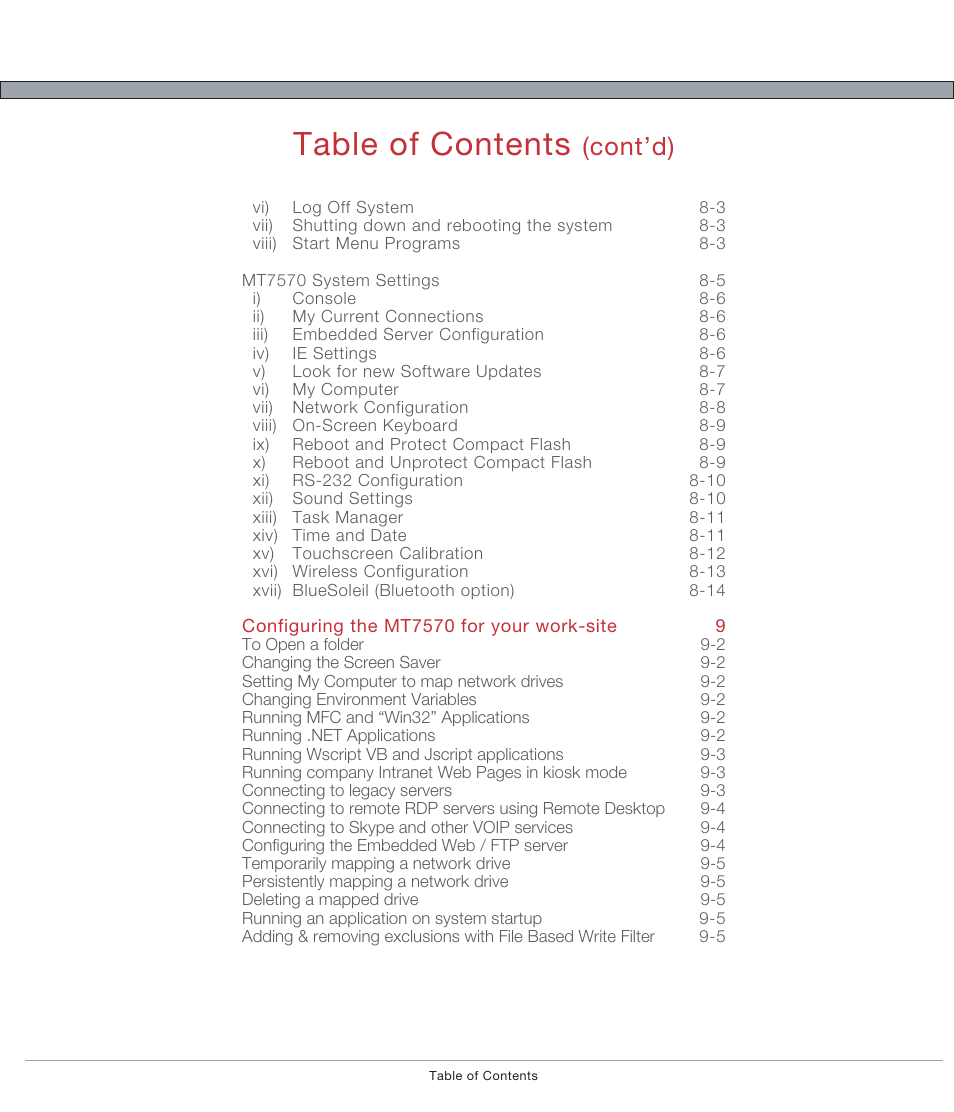 AML MT7570 Vehicle Mount Computer User Manual | Page 4 / 69