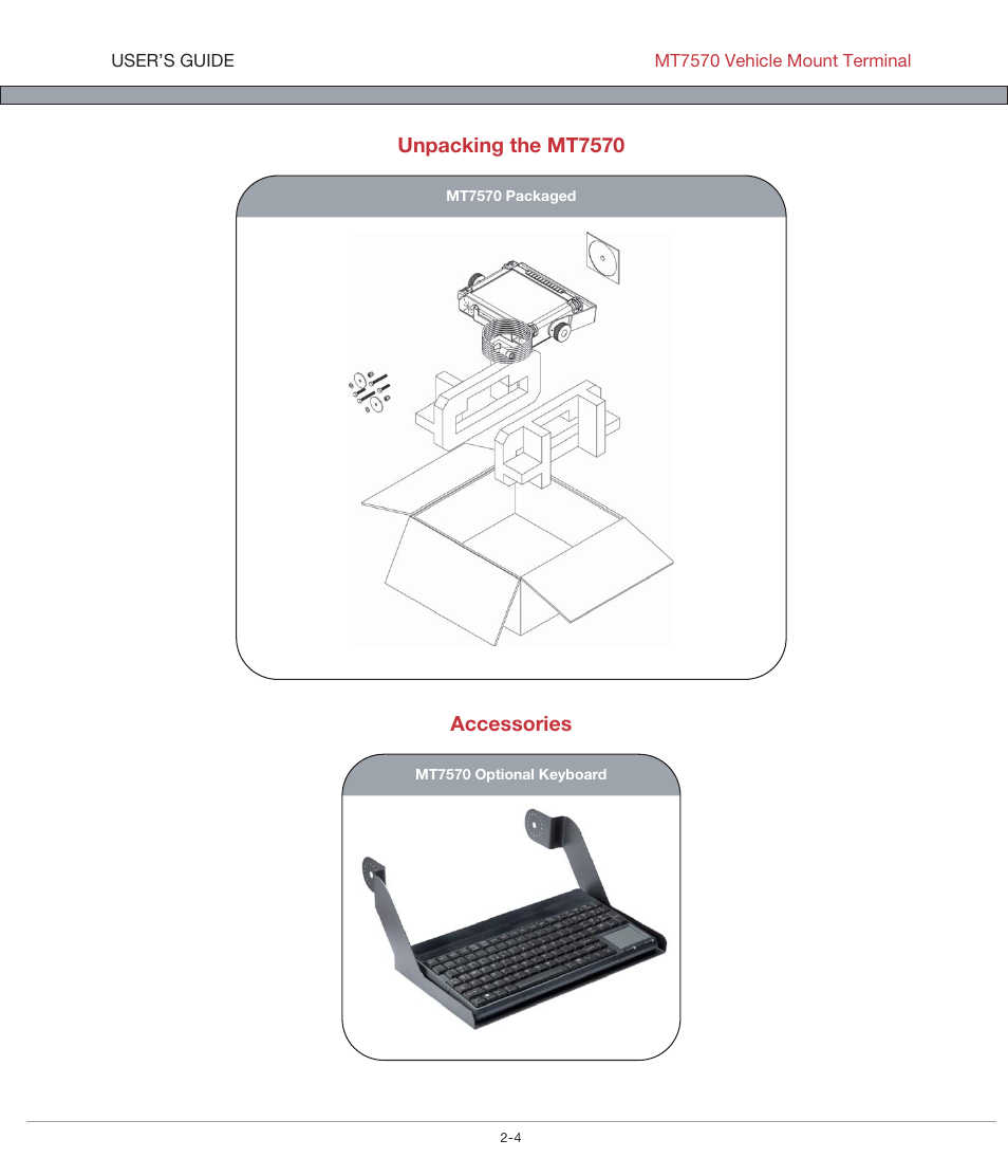 AML MT7570 Vehicle Mount Computer User Manual | Page 9 / 69